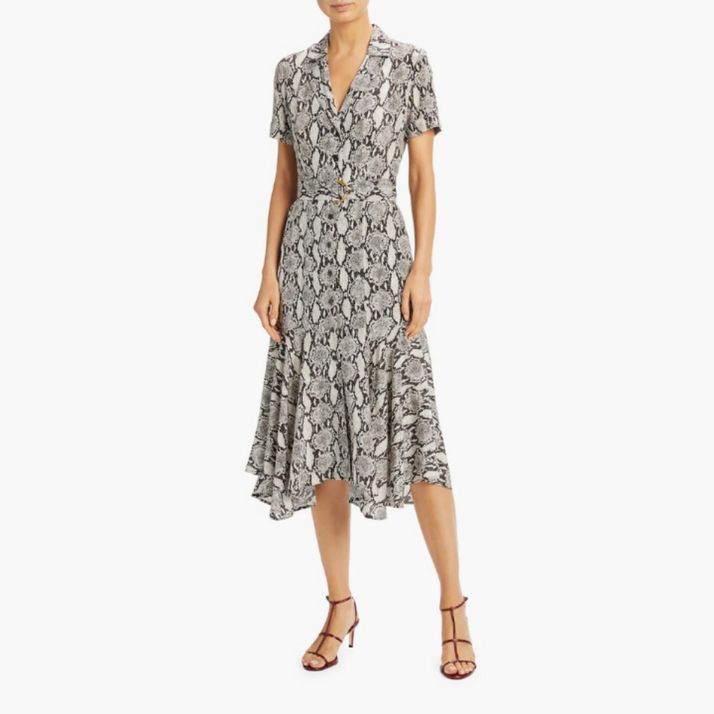 A.L.C. Black and White Maxi Dress